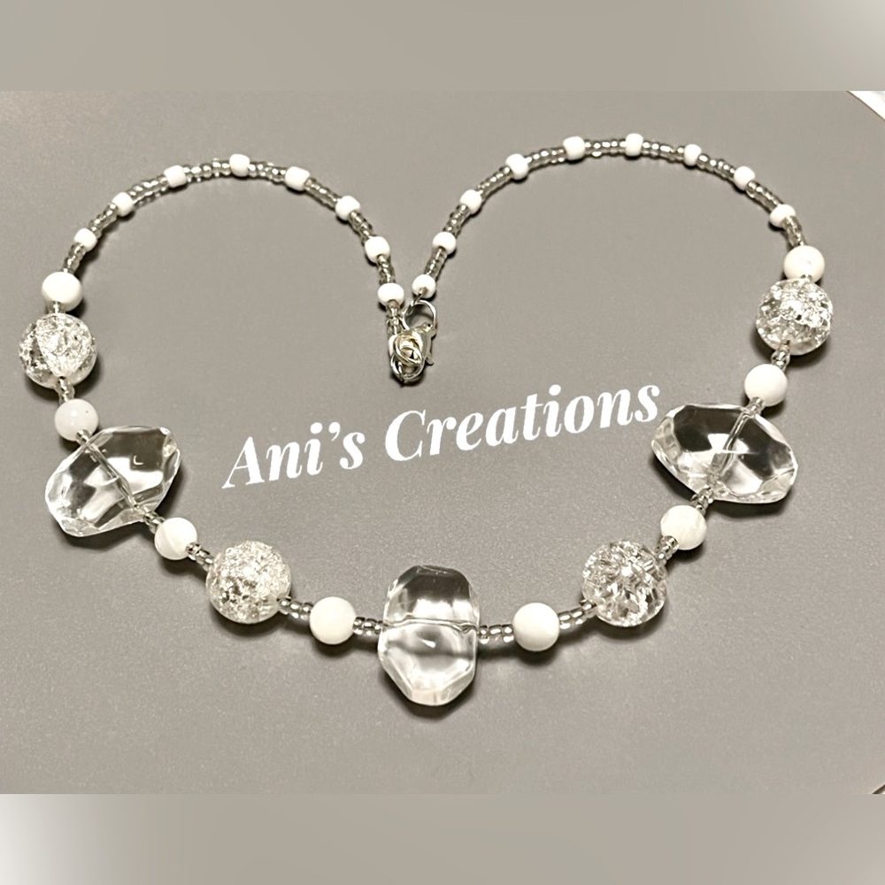 “Glass Pearl” Handmade Necklace by Ani’s Creations - Picture 3 of 4